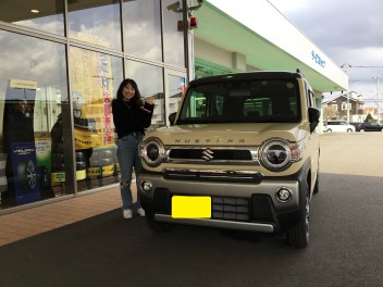 ハスラーご納車おめでとうございます♪