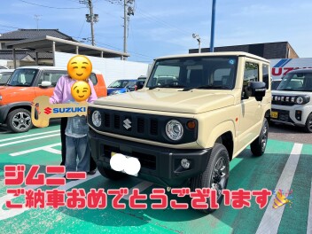 ☆ジムニーご納車おめでとうございます☆