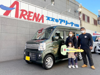 エブリイワゴン ご納車おめでとうございます