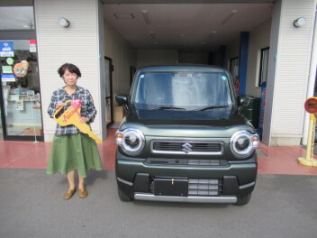 ハスラ－納車です