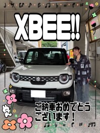クロスビーのご納車させて頂きました！