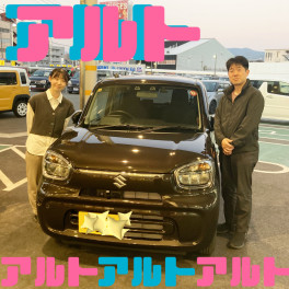 アルトのご納車(*^-^*)