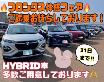 フロンクス体感フェア開催中～！