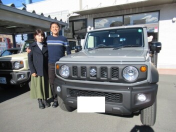 ジムニ－シエラ　納車式です！！