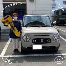 ラパンLCご納車おめでとうございます ❢