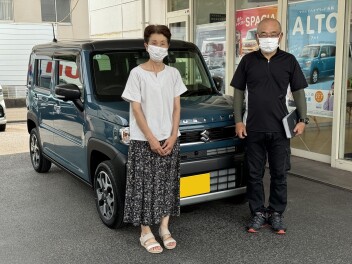 ハスラーを納車しました!!!