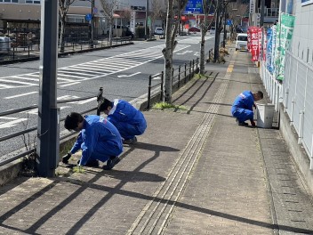 清掃活動を行いました！