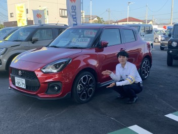 スイフトスポーツと須藤です(^^♪