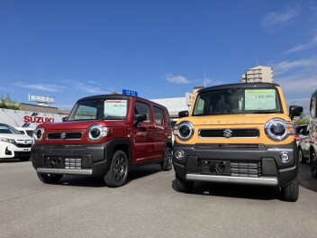 新型ハスラー、ターボ有り無しの乗り比べできます！