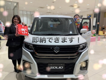 ソリオ在庫車年内登録できます！