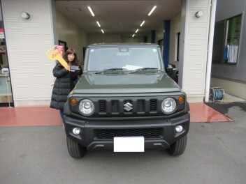 ジムニ－シェラ納車です。