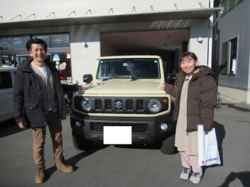 ジムニ－シエラ　　納車式です！！