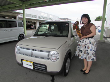 ご納車おめでとうございます♪＊ラパン＊