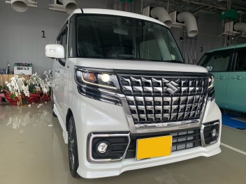 スペーシアカスタムご納車いたしました☆