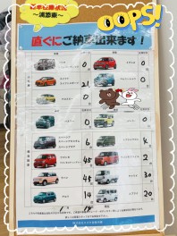 今すぐお車が欲しい方だけご覧ください！！即納車可能な展示車のご紹介！！