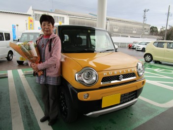 ハスラ－　タフワイルド納車しました