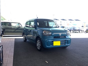 新型アルトご納車おめでとうございます♪