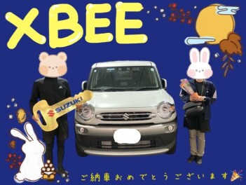 クロスビーご納車おめでとうございます✨