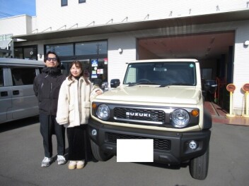 ジムニ－シエラ　納車式です！！