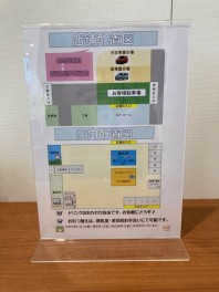 店舗配置図を作成しましたっ！