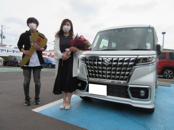 H様スペーシアカスタムご納車です！