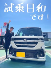 **試乗日和です！！**