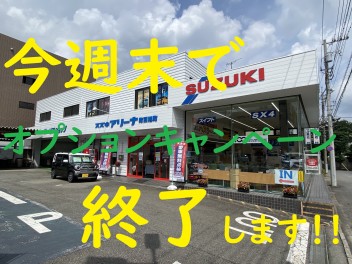 今週末がラストチャンス!!