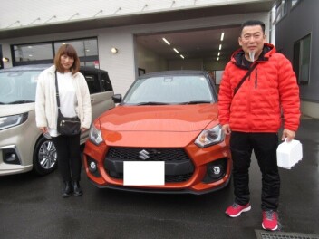 スイフトスポーツ　納車式です！