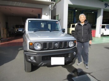 ジムニ－シエラ　納車式です！！