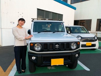 アクティブ女子にぴったり♡ジムニーご納車です！