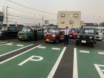 展示車の並び替えしました(^^♪