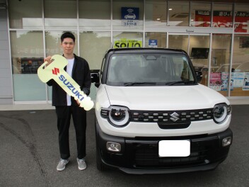クロスビーのご納車です！！おめでとうございます！！
