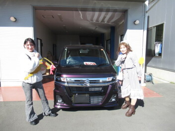 ワゴンＲカスタムＺ納車です。