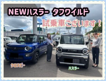 NEWハスラータフワイルド　試乗車登場！