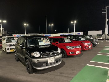 展示車整列しました！ぜひ週末は取手店へ！