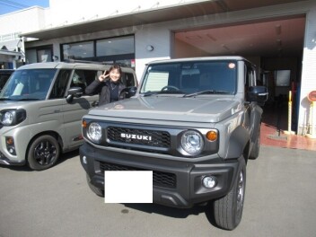 ジムニ－シエラ　納車式です！！