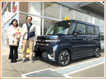 スペーシアカスタムを納車しました★
