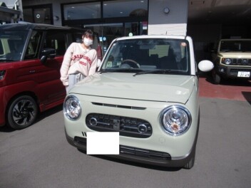 ラパン　納車式です！