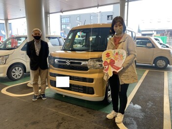 スペーシア御納車しました！