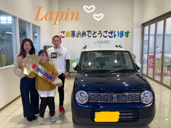 ラパンご納車です！