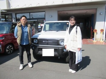 ジムニ－　納車式です！！