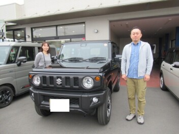 ジムニ－　納車式です！！