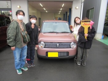ラパン納車です。