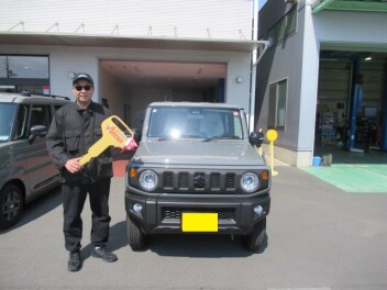 ジムニ－納車です。