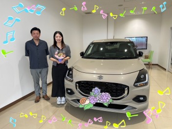 おしゃれなスイフト♪ご納車でした