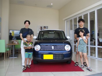 W様ラパンご納車させていただきました！