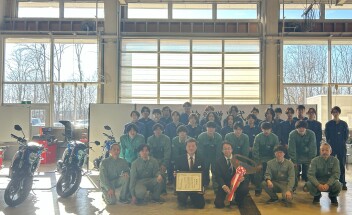 山形県立山形職業能力開発専門校様へ「GIXXER150」3台を寄贈しました