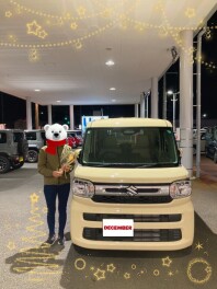 スペーシアご納車おめでとうございます✨
