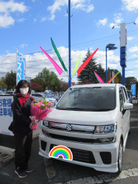 S様にワゴンＲご納車です☆