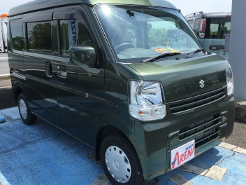 M様、エブリイバン(色：カーキ)のご納車、おめでとうございます！